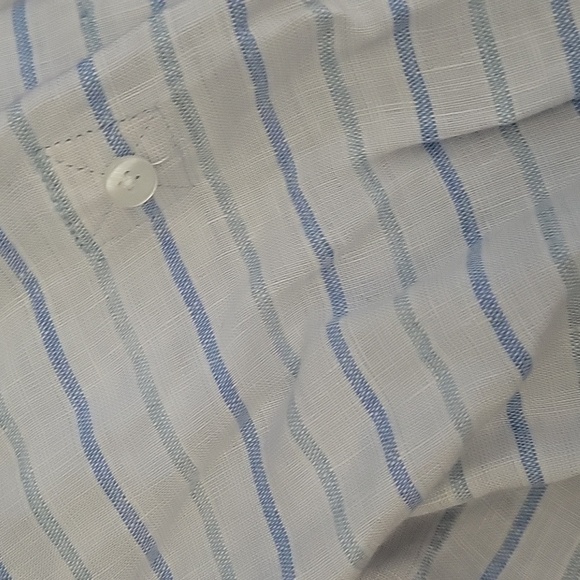 Vinyard Vines Striped White and Blue Women's Top - Picture 3 of 4